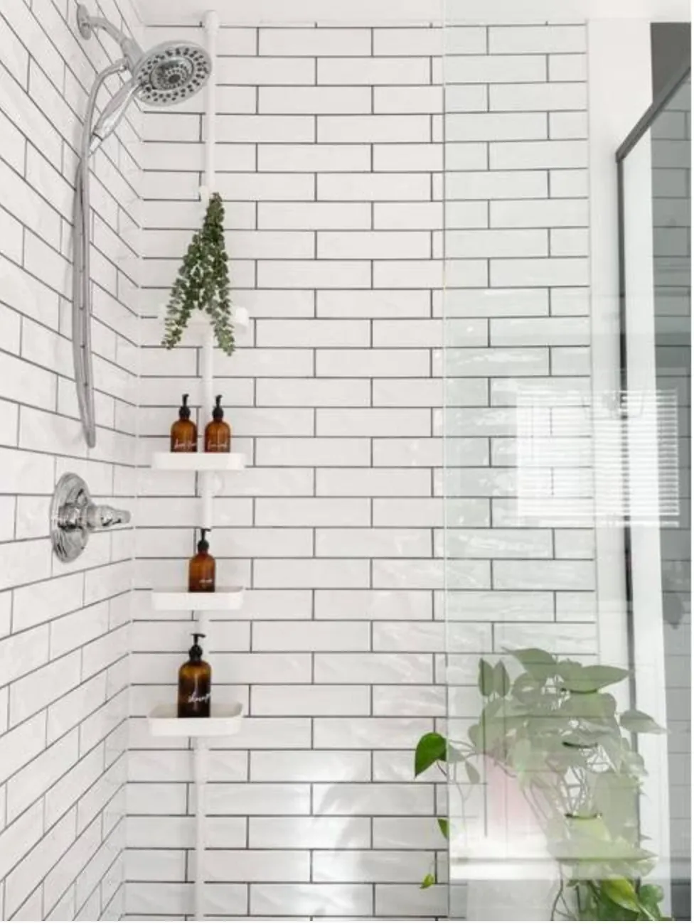 ANYWHERE BATH TENSION ORGANIZER WHITE