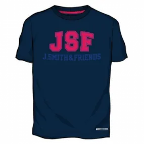 Camiseta Manga Corta Deportiva John Smith Fencis. Azul Marino.