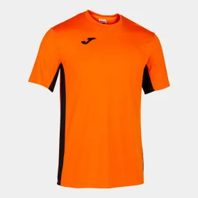 Camiseta manga corta hombre Cosenza naranja negro