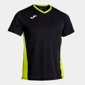 Camiseta manga corta hombre Court negro verde