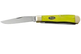 Case Smooth Trapper, 53030, Green Apple Bone 6254 SS, navaja