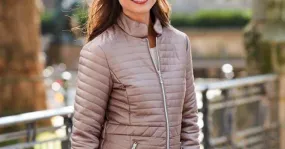 Chaqueta Montreux taupe Poliéster Acolchado interior Talla M / Francia L