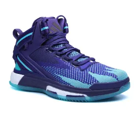 D Rose Primeknit Boost 6 "Blue Glow" (dark purple/blue glow)