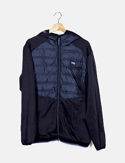 Jack & Jones Chaqueta azul azul marino combinado acolchado