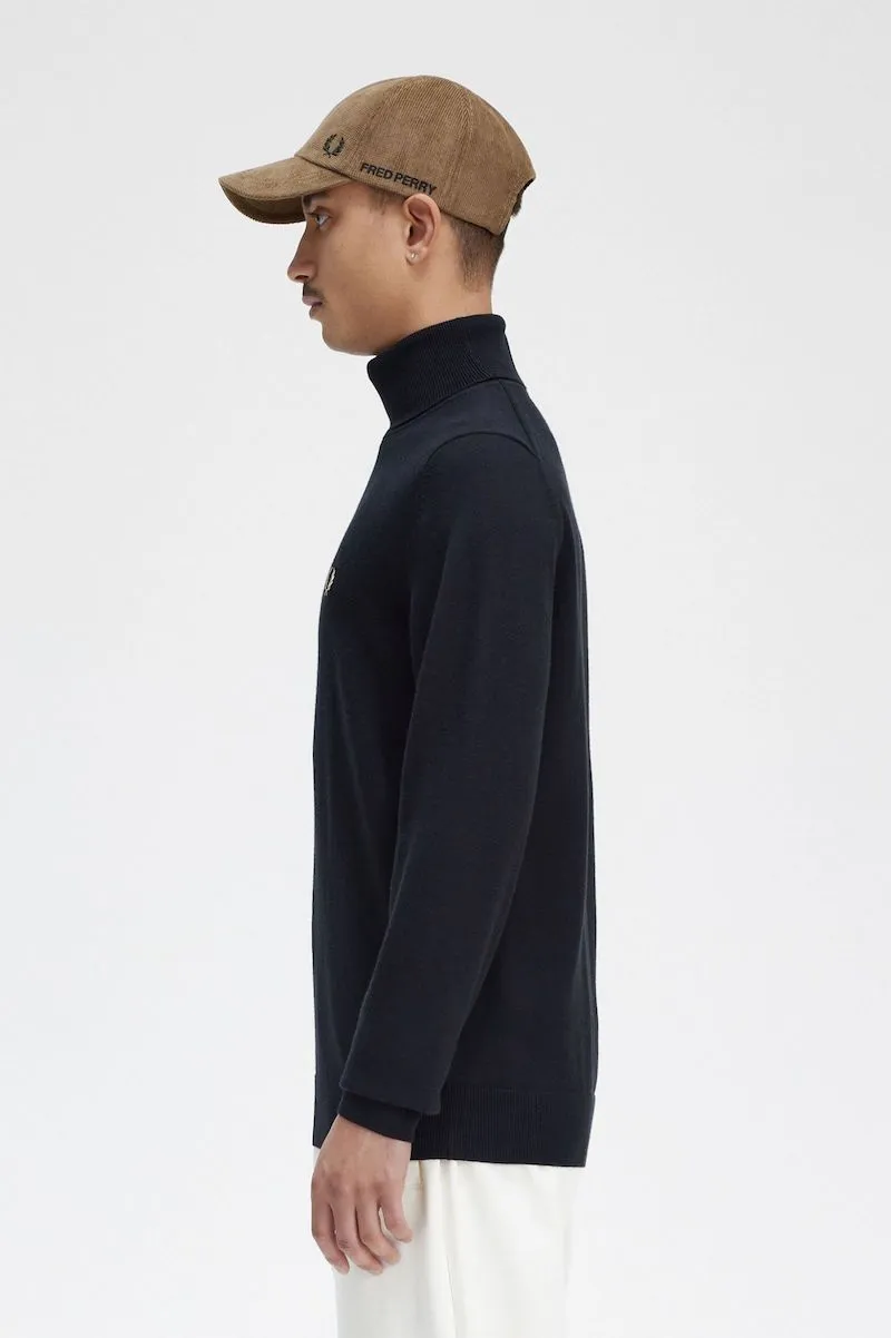 JERSEY DE CUELLO ALTO DE FRED PERRY - GRIS