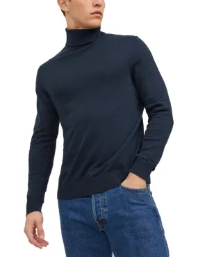 Jersey Jack&Jones Emil de cuello vuelto marino de hombre