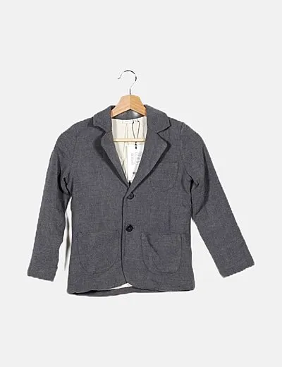 Name it Blazer gris básica