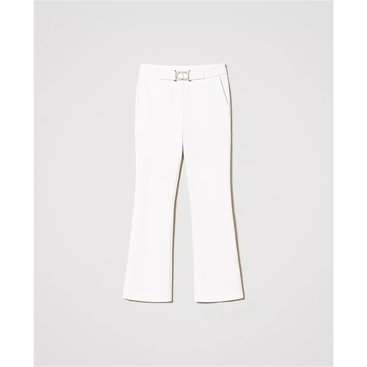 PANTALONE FLARE CON FIBBIA OVAL T Art. 241TP2274