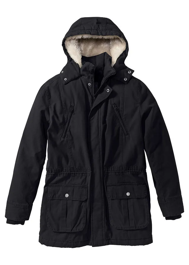 Parka, acolchado Negro