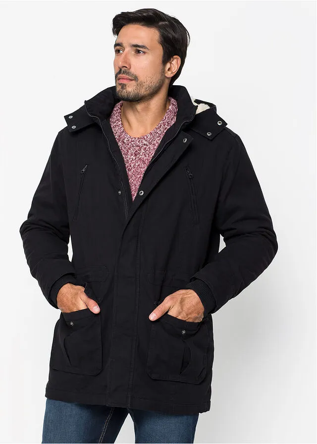 Parka, acolchado Negro