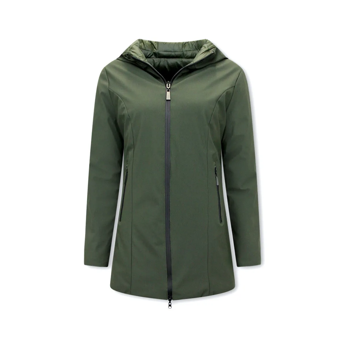 Parkas Reversibles Mujer Capucha G