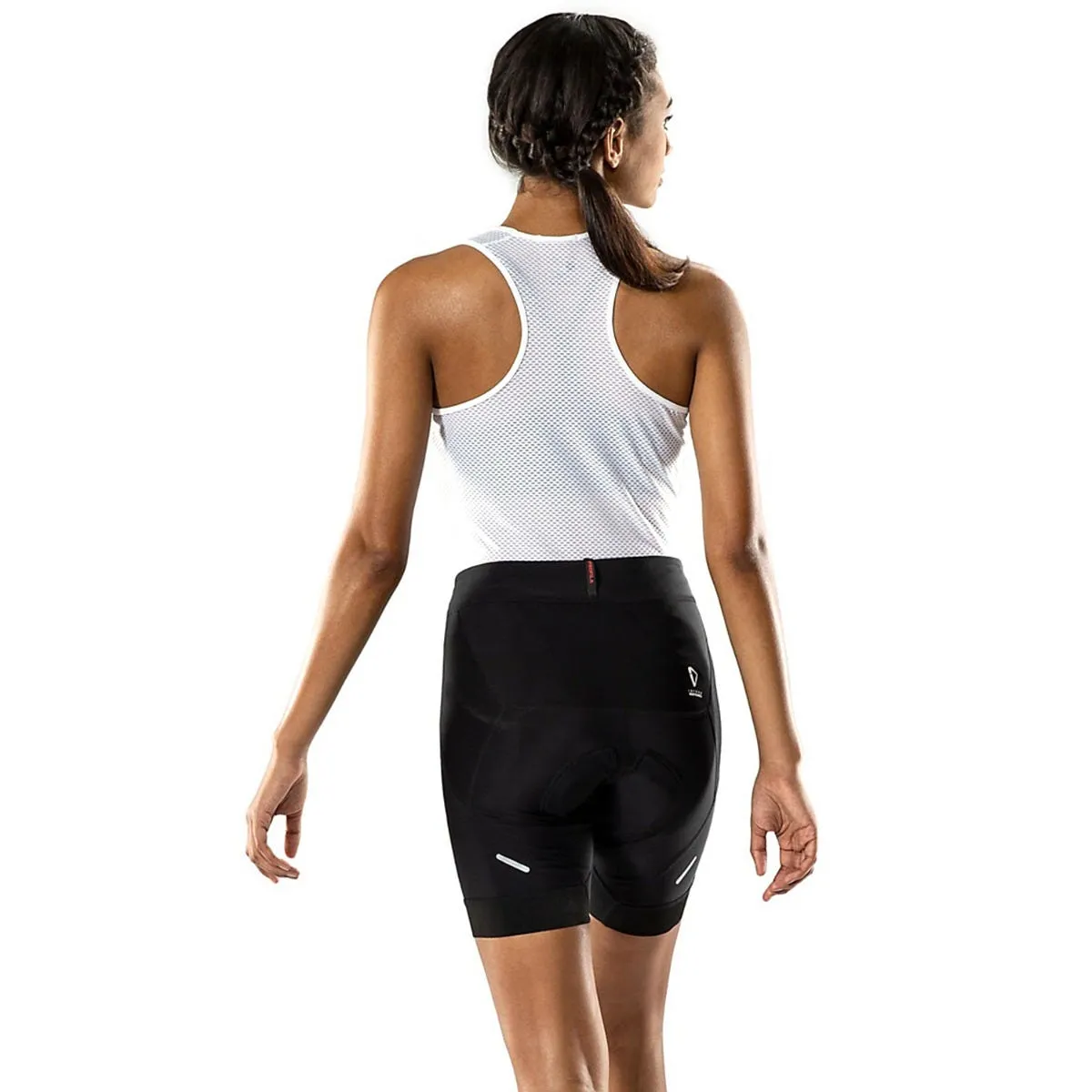 Polera Primera Capa Ciclismo Mujer Bontrager Baselayer Sin Mangas Blanco