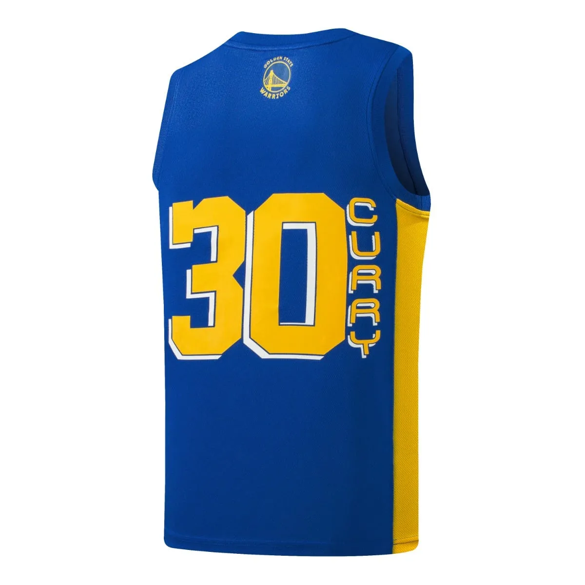 Polera Sin Mangas Básquetbol Hombre NBA Golden State Warriors Stephen Curry Azul