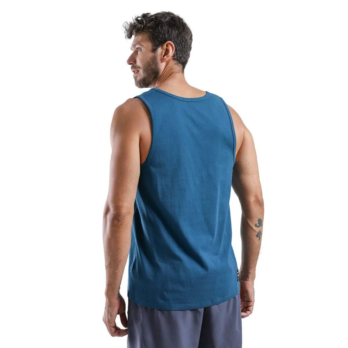 Polera Sin Mangas Entrenamiento Hombre Everlast Tank Kot Azul