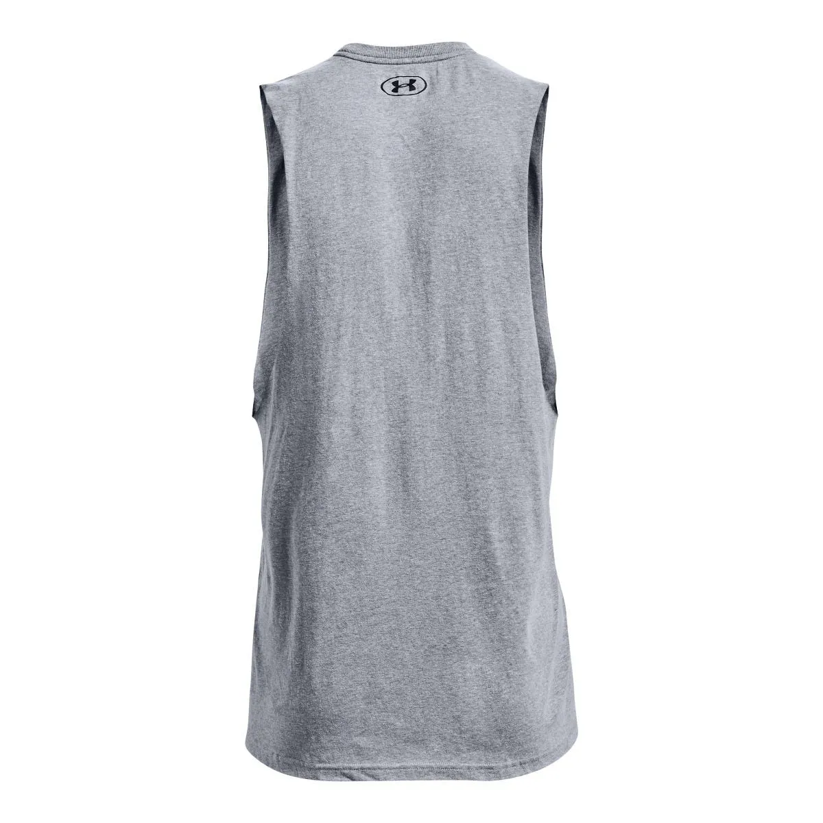 Polera Sin Mangas Entrenamiento Hombre Under Armour La roca Gris