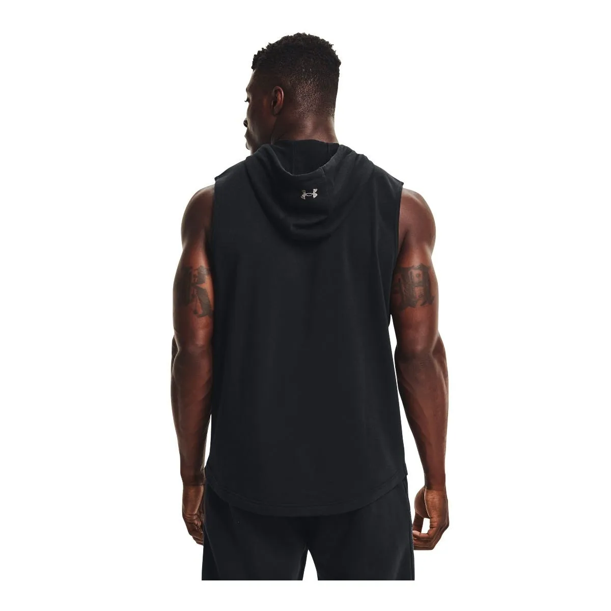 Polera Sin Mangas Entrenamiento Hombre Under Armour Negra