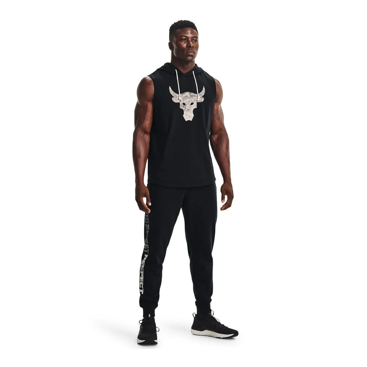 Polera Sin Mangas Entrenamiento Hombre Under Armour Negra