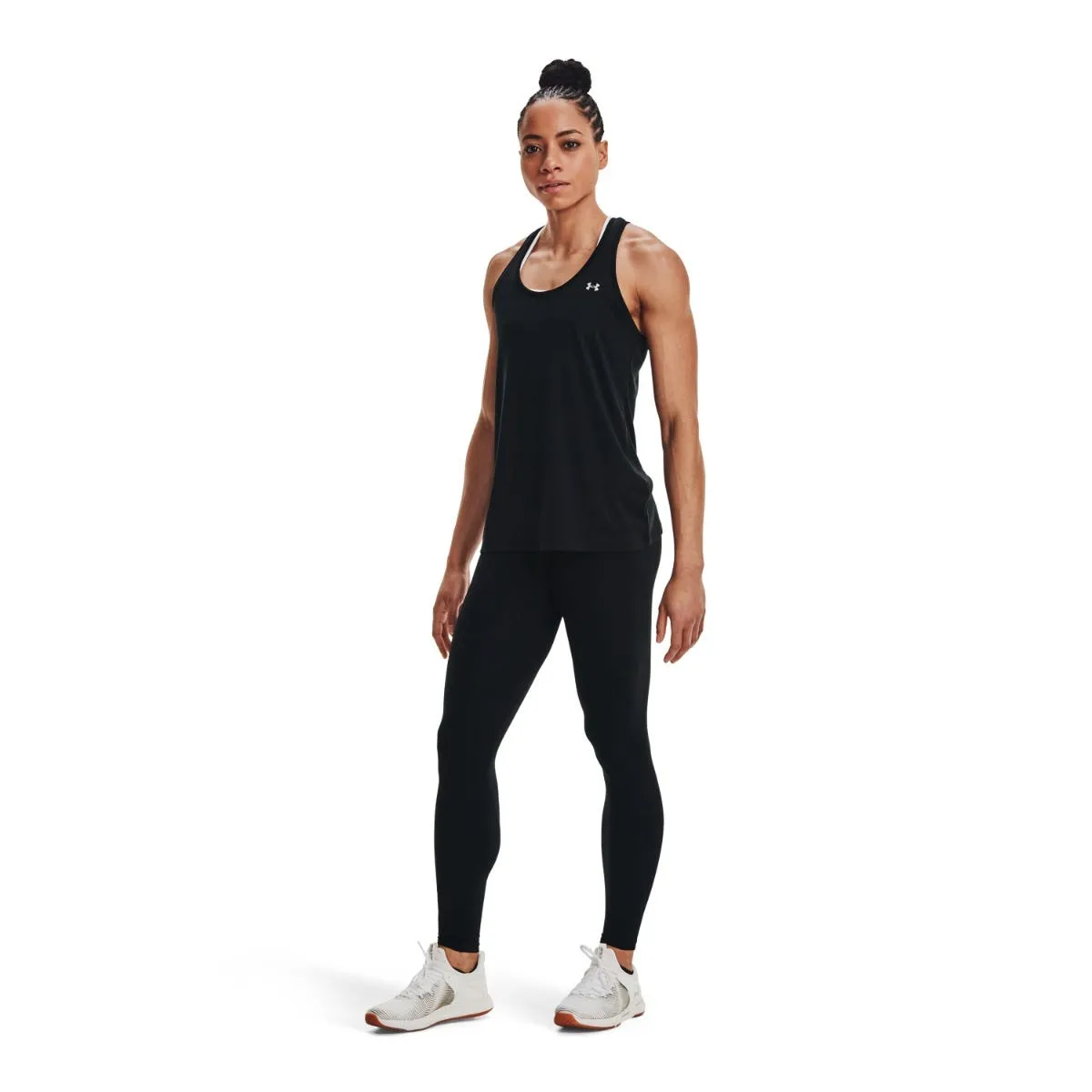 Polera Sin Mangas Entrenamiento Mujer Under Armour Tech Negra