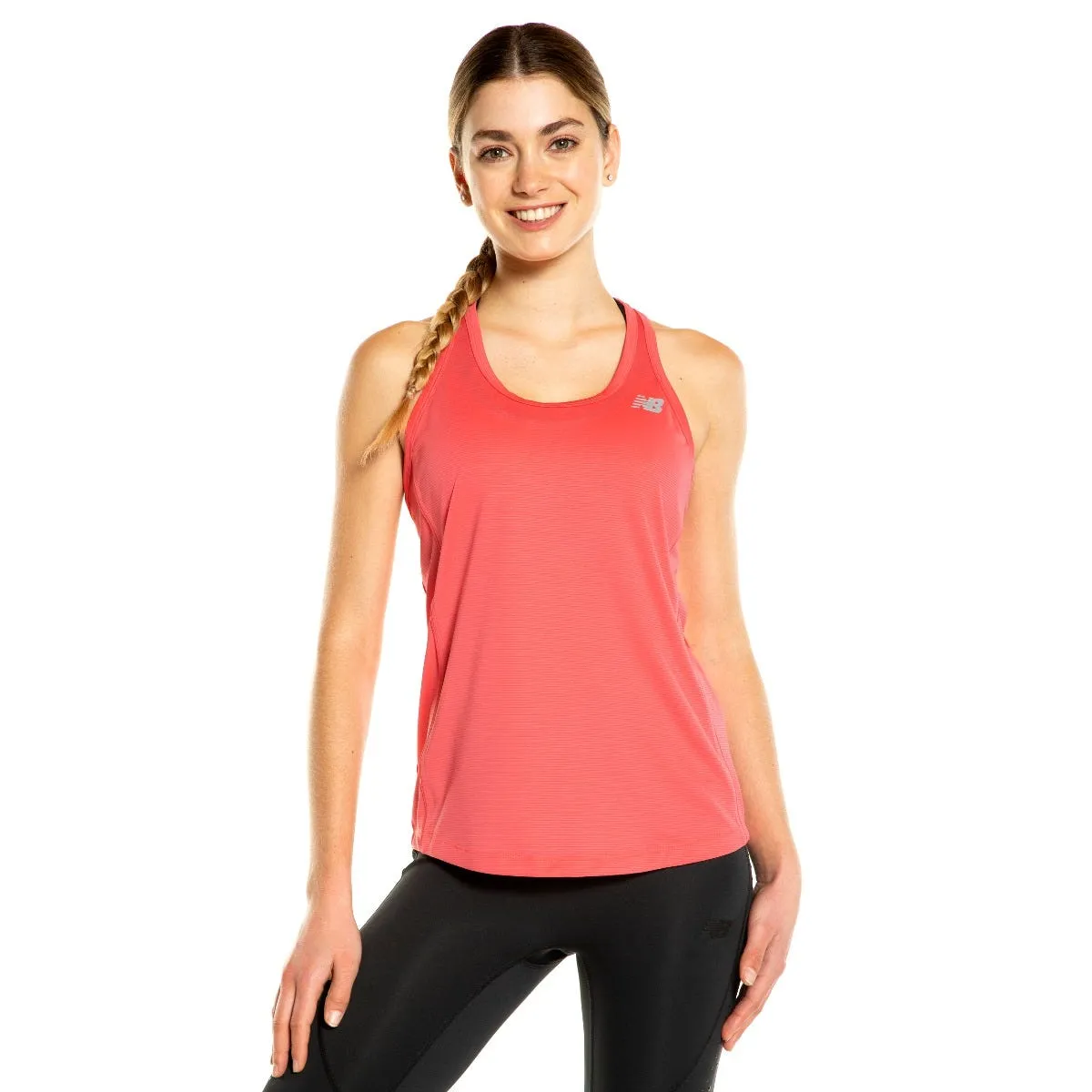 Polera sin mangas Running Mujer New Balance Accelerate Rosado