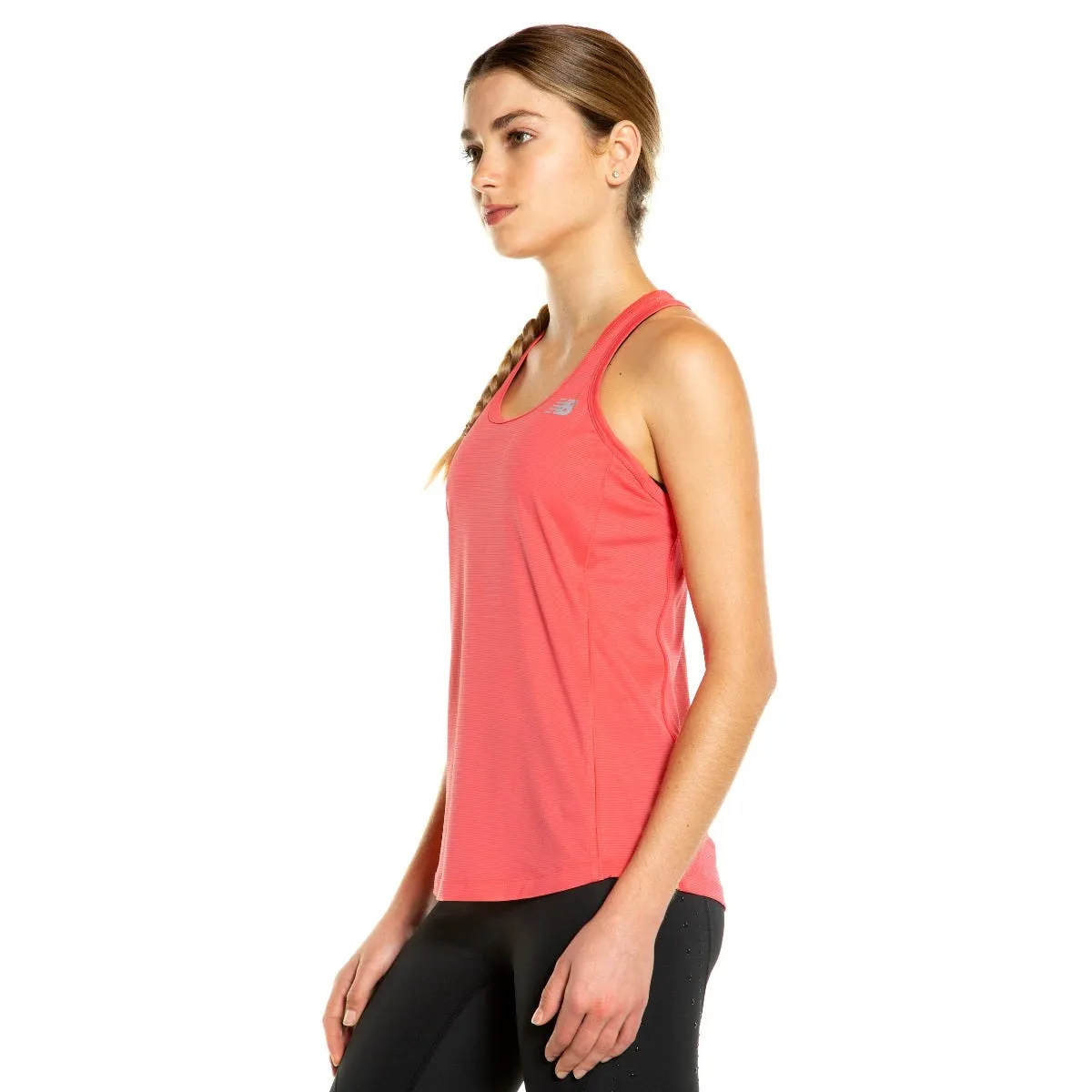 Polera sin mangas Running Mujer New Balance Accelerate Rosado