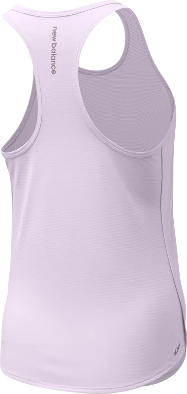 Polera Sin Mangas Running Mujer New Balance Accelerate Tank Rosada