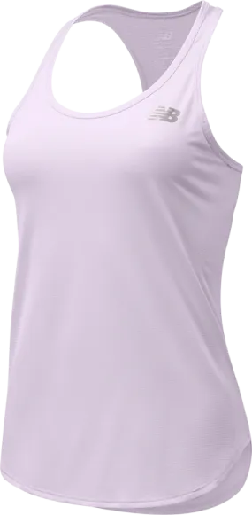 Polera Sin Mangas Running Mujer New Balance Accelerate Tank Rosada