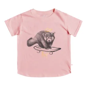 REMERA MANGA CORTA BOYFRIEND ROSA