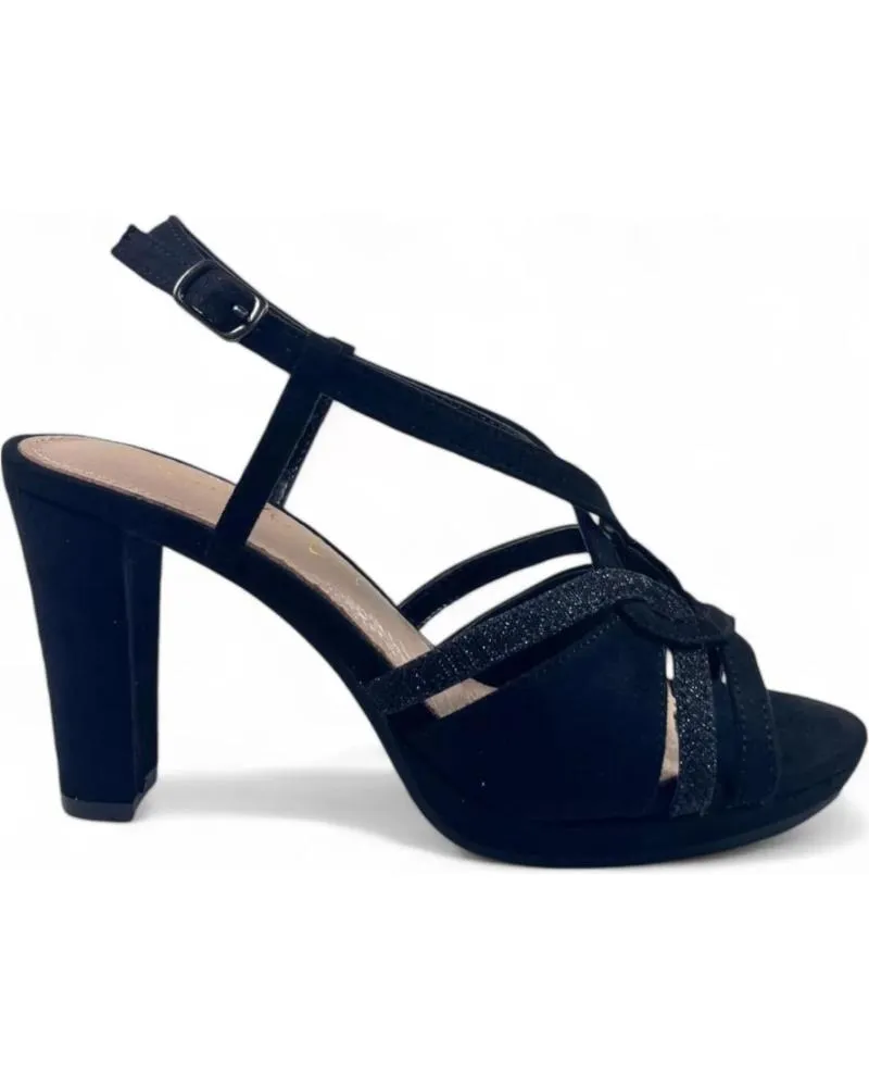 Sandalias TIMBOS  de Mujer SANDALIA TACON FIESTA MUJER PLATA 130762  PLATEADO