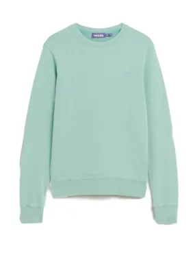 Sudadera Superdry Washed verde sin capucha para hombre