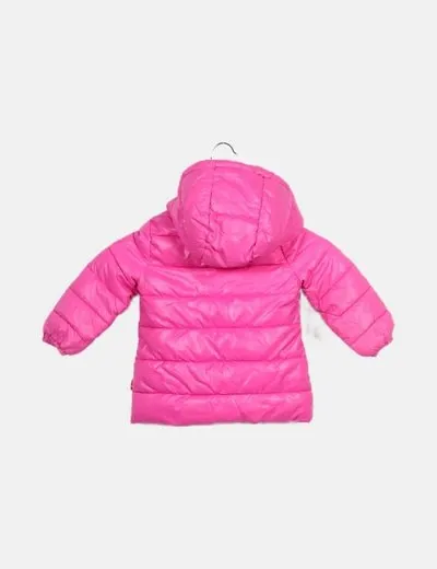 United colors of benetton Anorak acolchado rosa fucsia