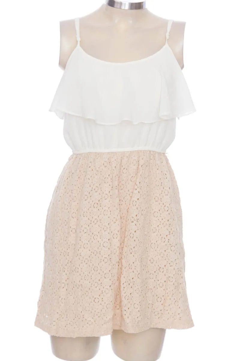 Vestido / Enterizo color Beige - Forever 21