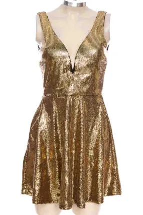 Vestido / Enterizo color Dorado - Charlotte Russe