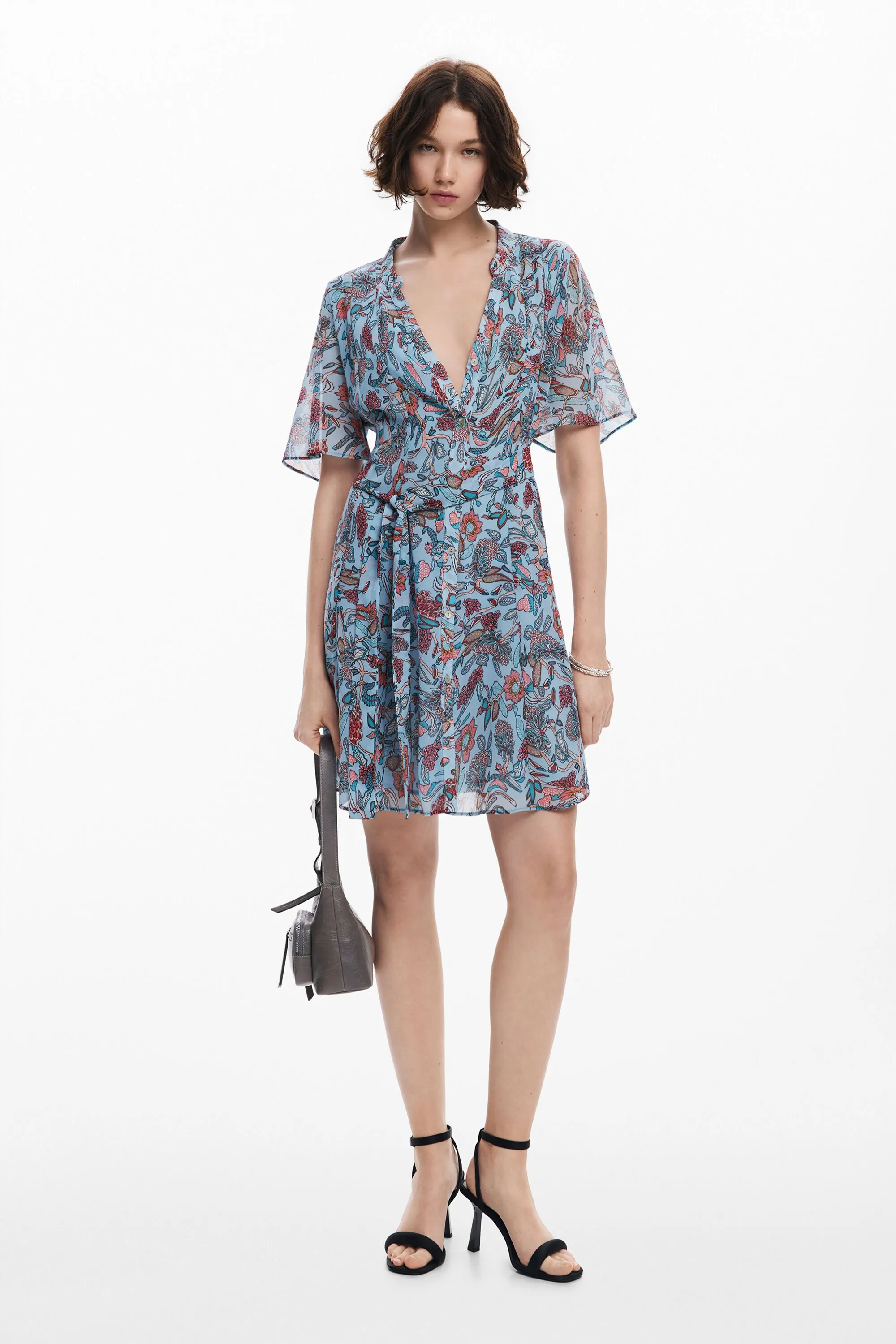 Vestit midi motius florals