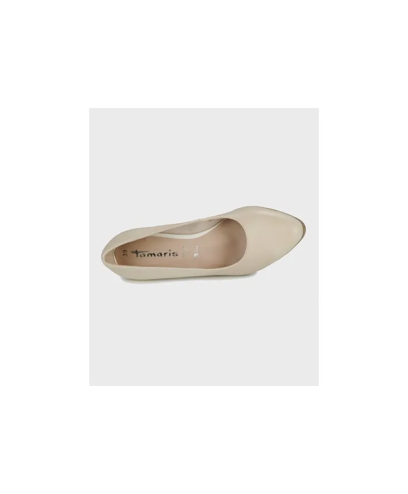 Zapatos de Tacón TAMARIS 22433-418 Beige Mujer