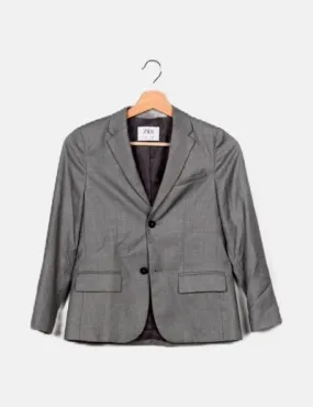 Zara Blazer gris básica